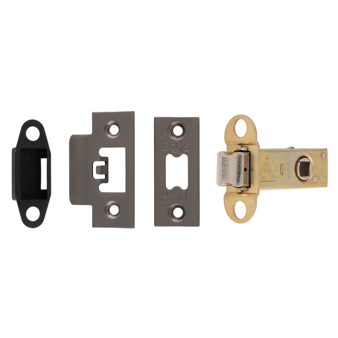 Carlisle Brass Heavy Sprung 2½" Tubular Latch - 45/64mm