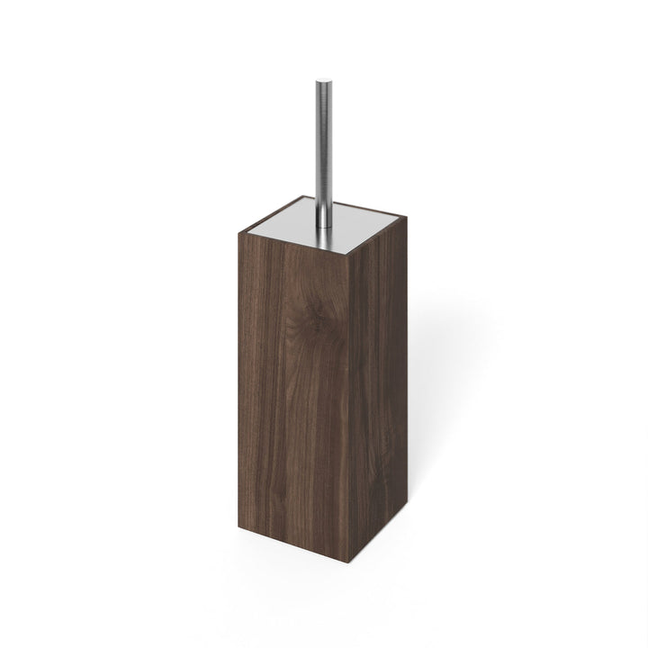 WIREWORKS 63126 'Mezza' Walnut Oak Toilet Brush Holder