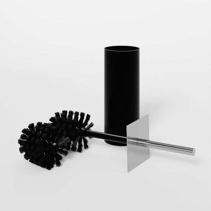 WIREWORKS 63126 'Mezza' Walnut Oak Toilet Brush Holder