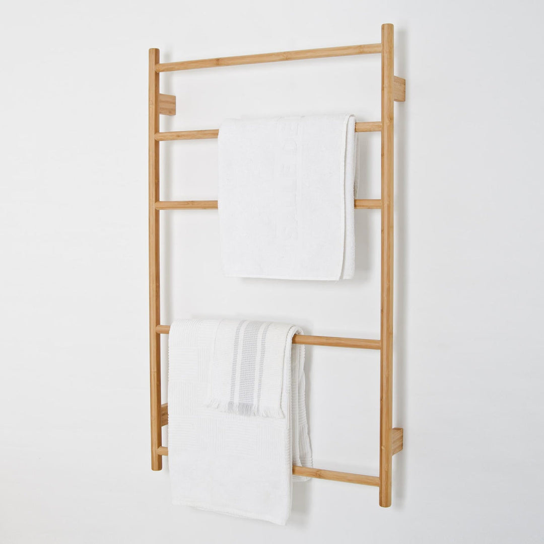 WIREWORKS 70054 Bamboo Wall Bar Towel Rail