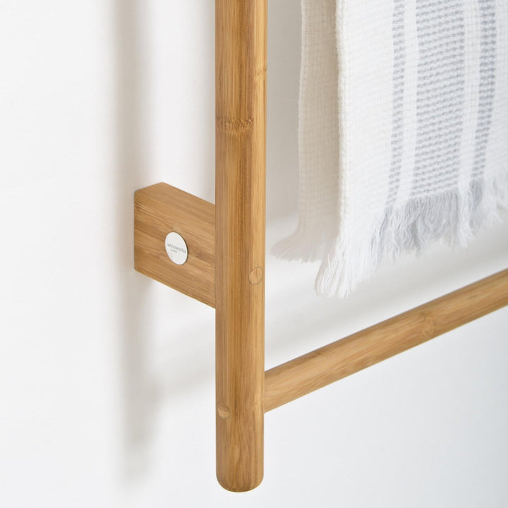 WIREWORKS 70054 Bamboo Wall Bar Towel Rail