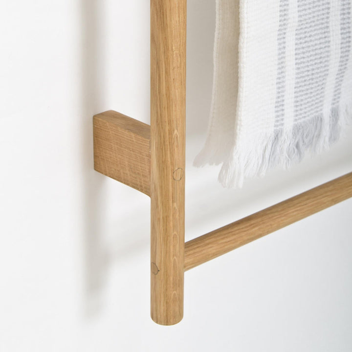WIREWORKS 63228 Oak Wall Bar Towel Rail