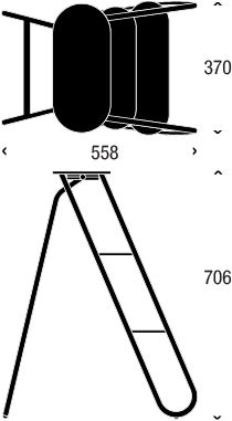 FROST Bukto 6200 Folding Step Ladder