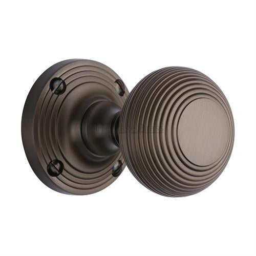M.Marcus Heritage Brass Reeded Knob Set - itfitz