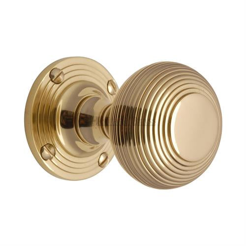 M.Marcus Heritage Brass Reeded Knob Set - itfitz