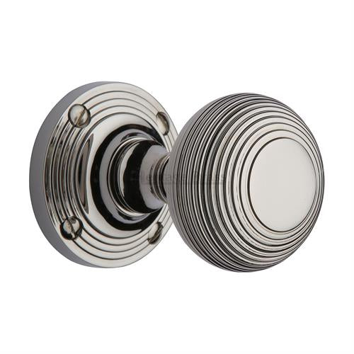 M.Marcus Heritage Brass Reeded Knob Set - itfitz