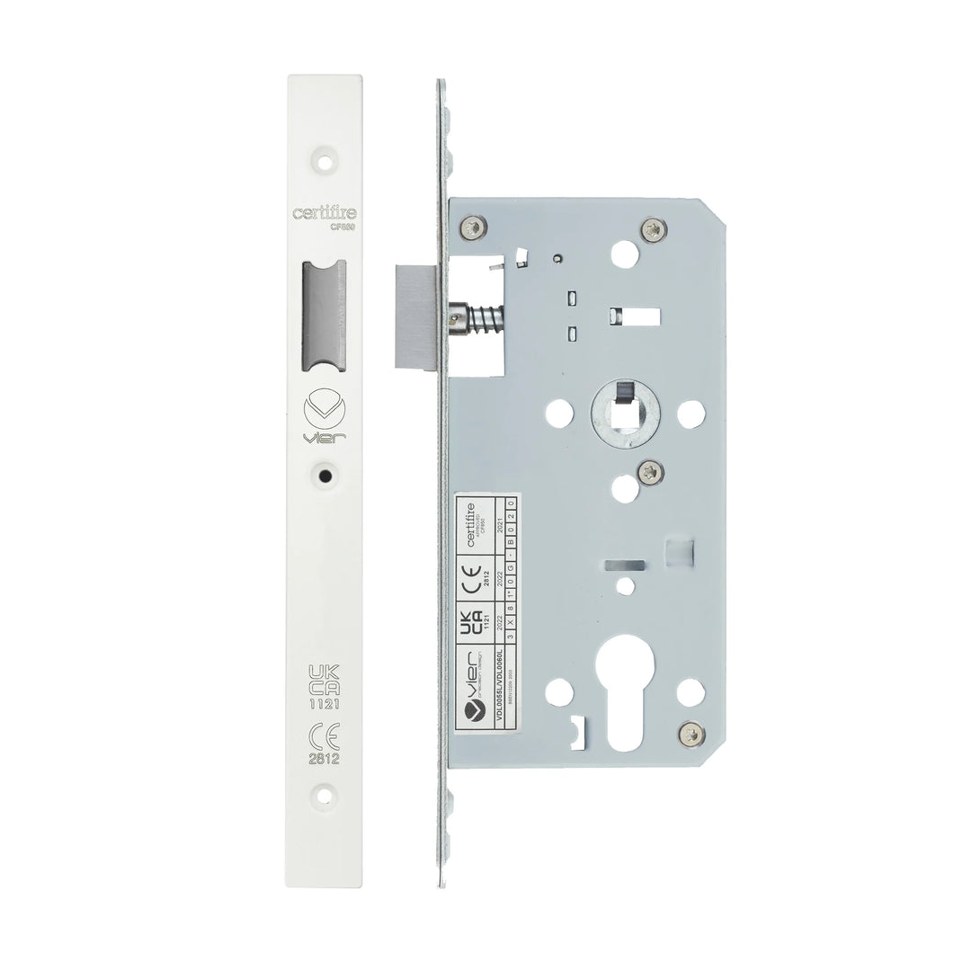 Zoo Hardware European DIN Square Latch - 2 Piece - 55mm