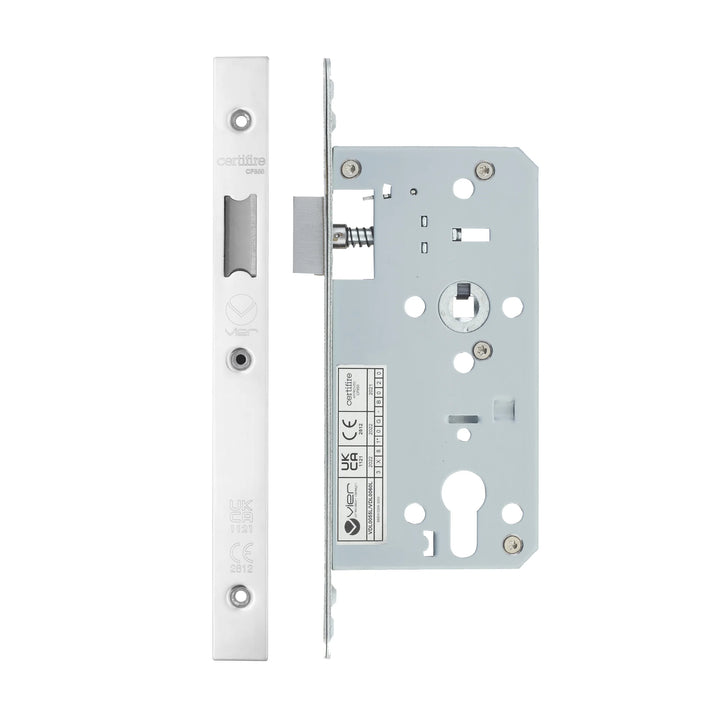 Zoo Hardware European DIN Square Latch - 2 Piece - 55mm