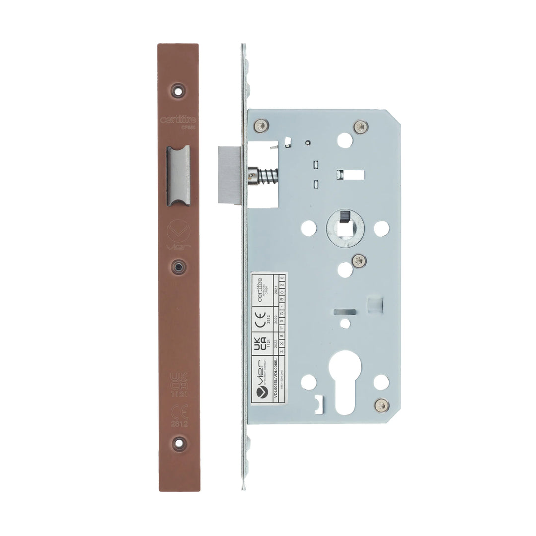 Zoo Hardware European DIN Square Latch - 2 Piece - 55mm