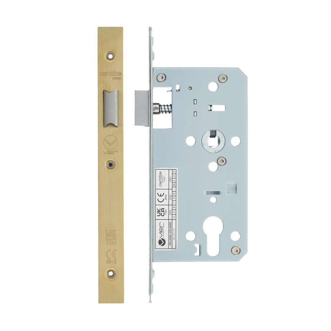 Zoo Hardware European DIN Square Latch - 2 Piece - 55mm