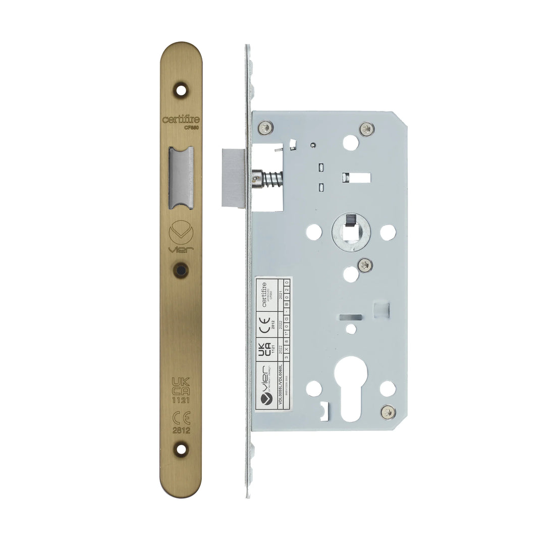 Zoo Hardware European DIN Radius Latch - 2 Piece - 55mm