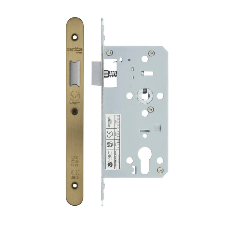 Zoo Hardware European DIN Radius Latch - 2 Piece - 55mm