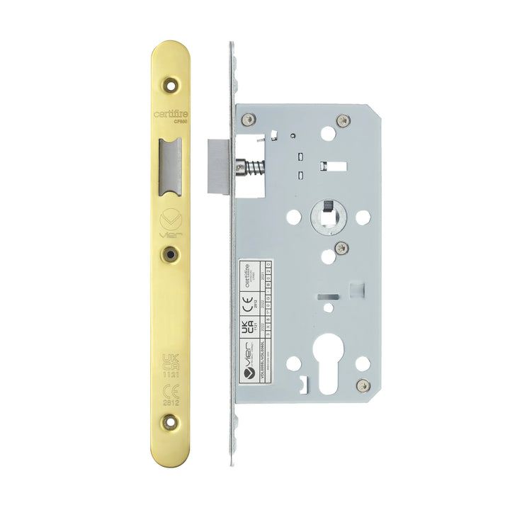 Zoo Hardware European DIN Radius Latch - 2 Piece - 55mm