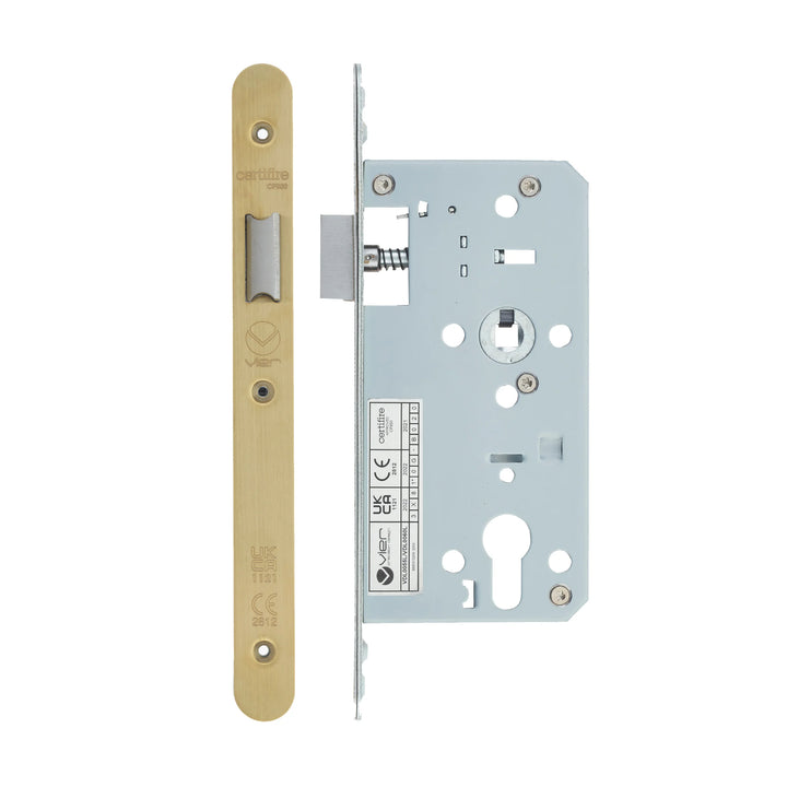 Zoo Hardware European DIN Radius Latch - 2 Piece - 55mm