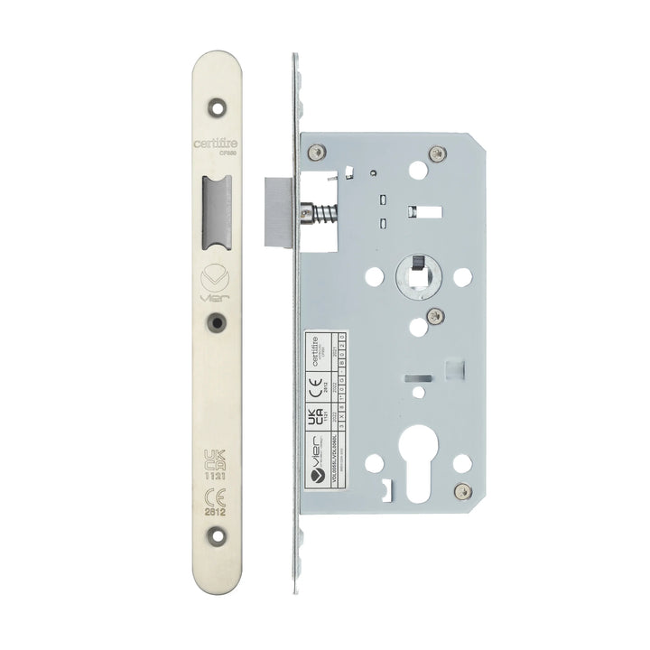 Zoo Hardware European DIN Radius Latch - 2 Piece - 55mm