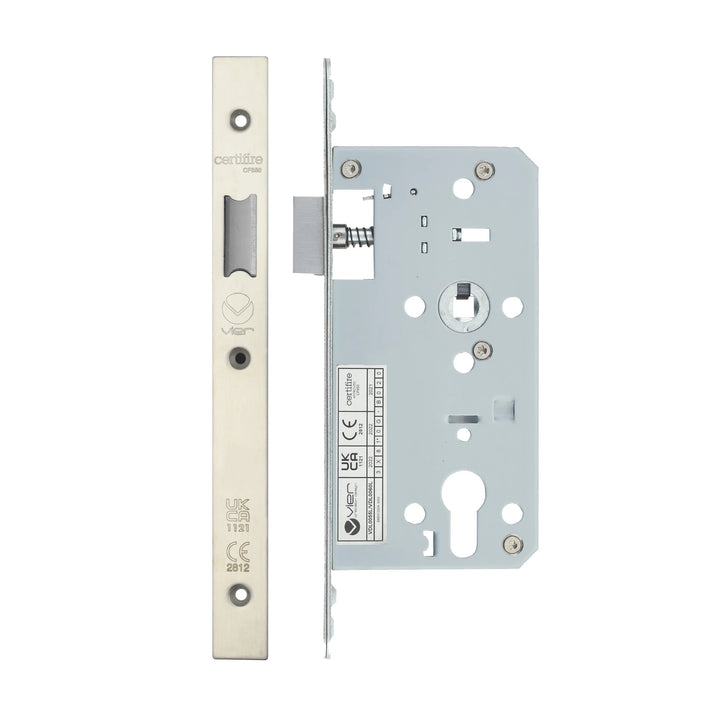 Zoo Hardware European DIN Square Latch - 2 Piece - 55mm