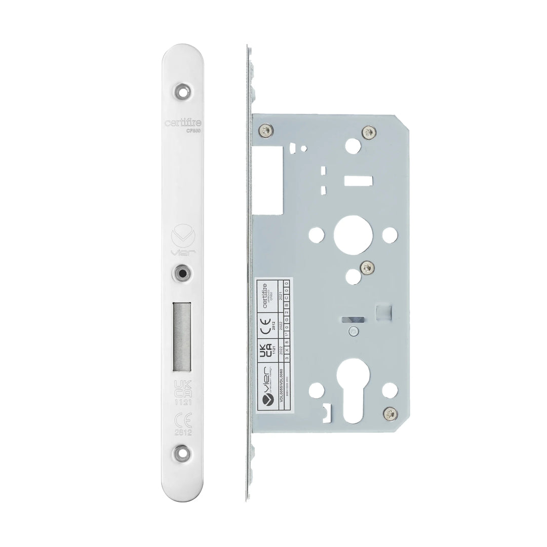 Zoo Hardware European DIN Radius Cylinder Deadlock - 2 Piece - 55mm