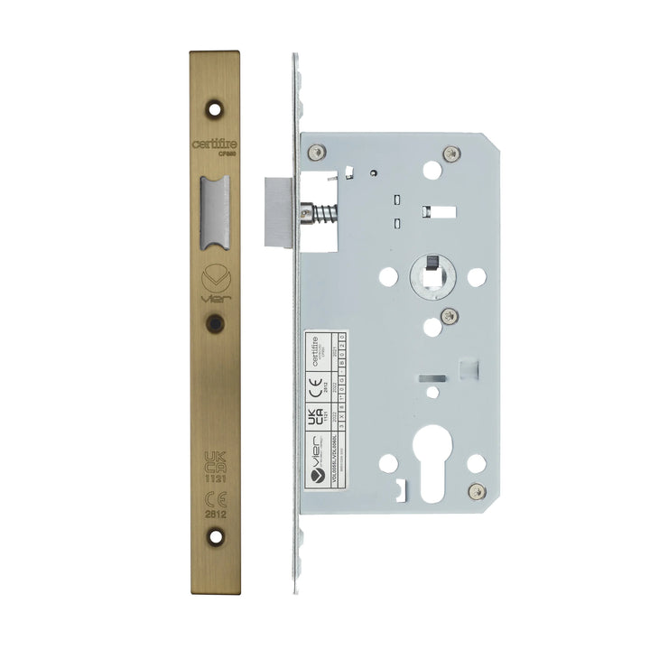 Zoo Hardware European DIN Square Latch - 2 Piece - 60mm