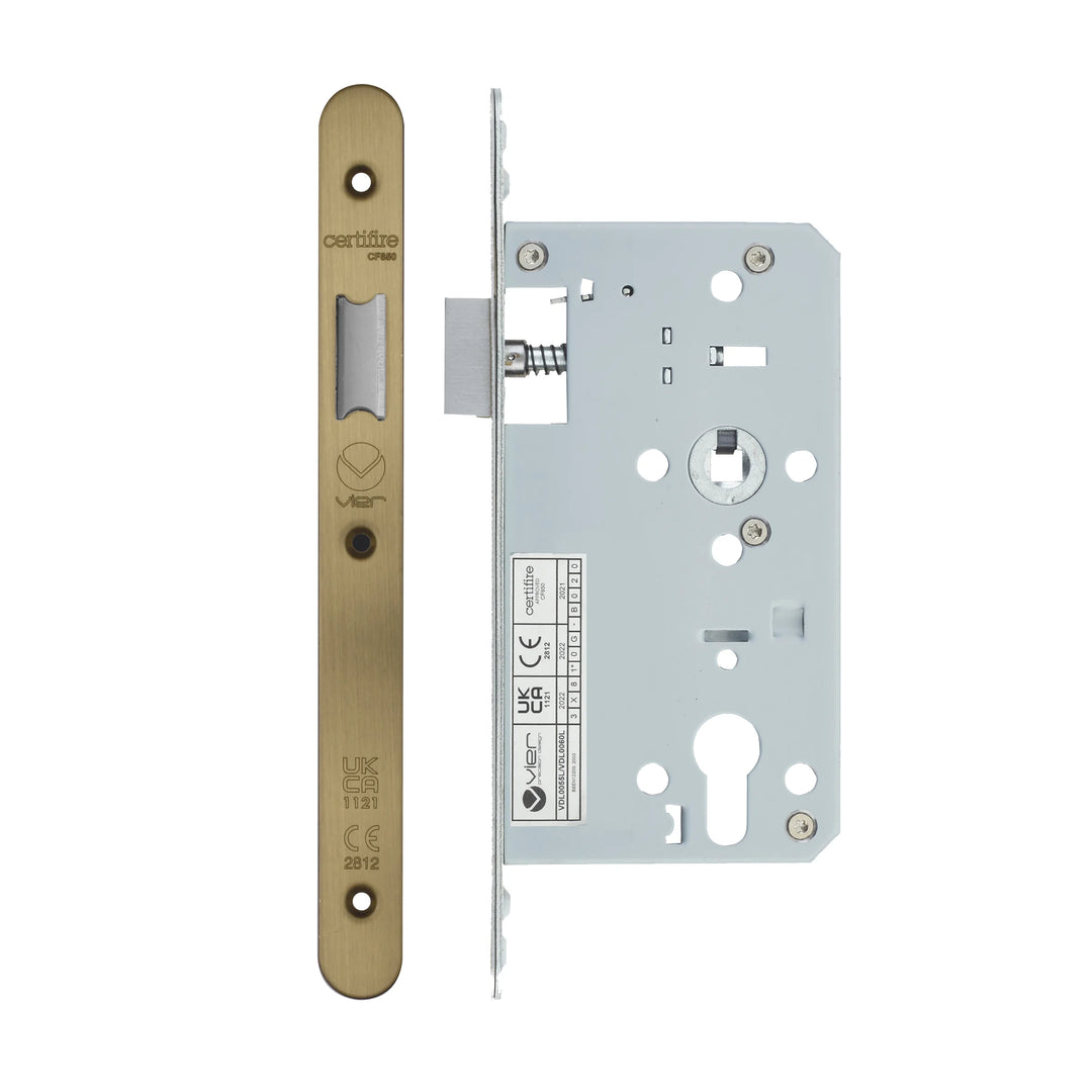 Zoo Hardware European DIN Radius Latch - 2 Piece - 60mm