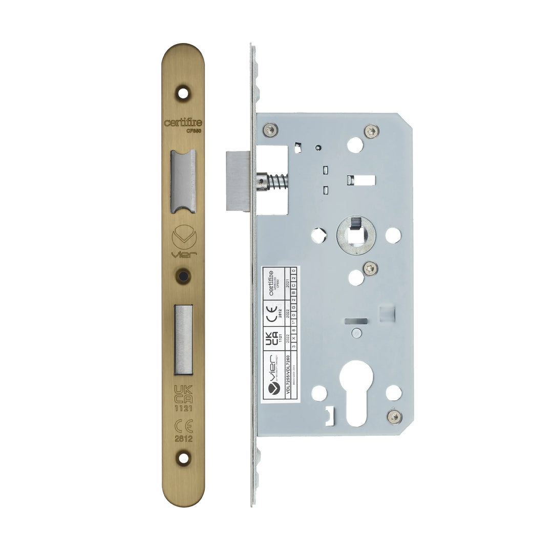Zoo Hardware European DIN Radius Cylinder Sashlock - 2 Piece - 55mm