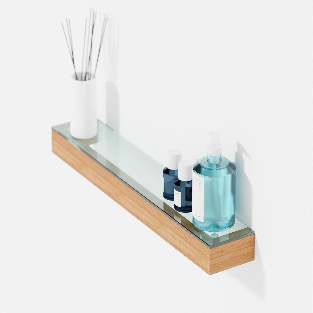 WIREWORKS 70005 Bamboo Glass Shelf - itfitz