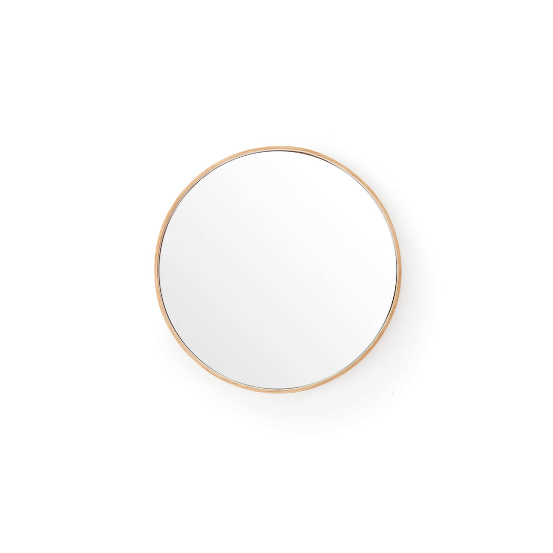 WIREWORKS 30030 Oak Glance Round Wall Mirror