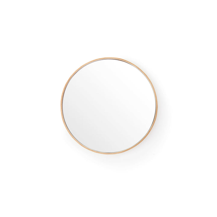 WIREWORKS 30030 Oak Glance Round Wall Mirror