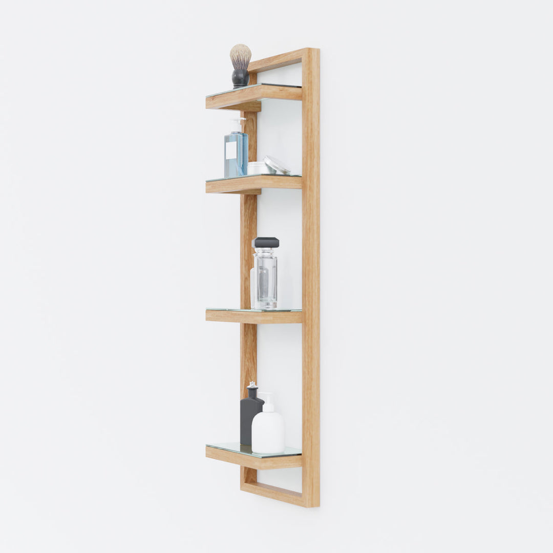 WIREWORKS 64038 Oak Wall Shelf