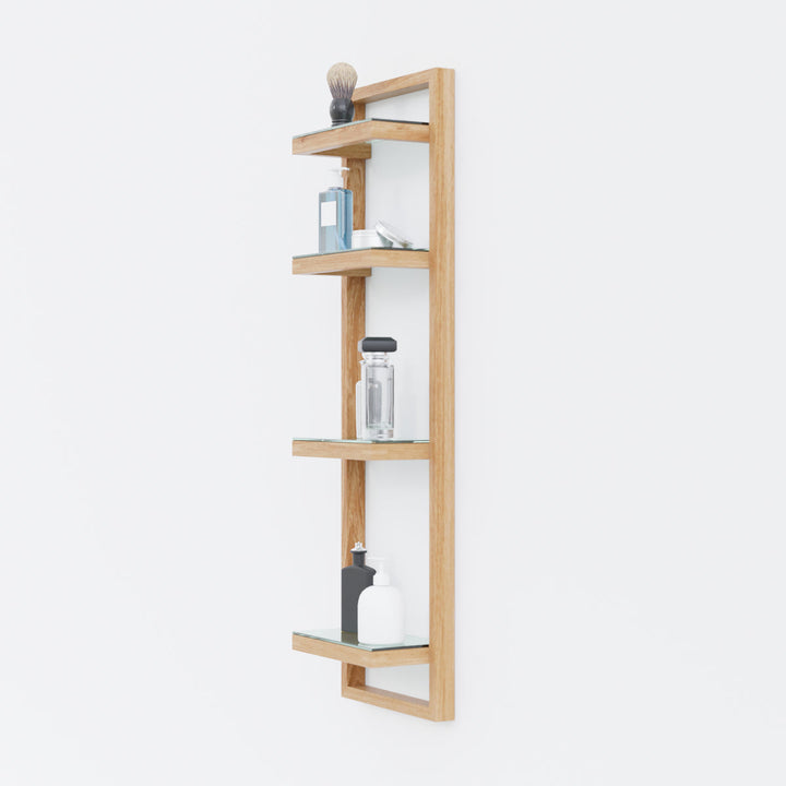 WIREWORKS 64038 Oak Wall Shelf