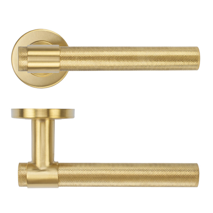 Zoo Hardware ZCS2190G3 Knurled Lever Handle Set