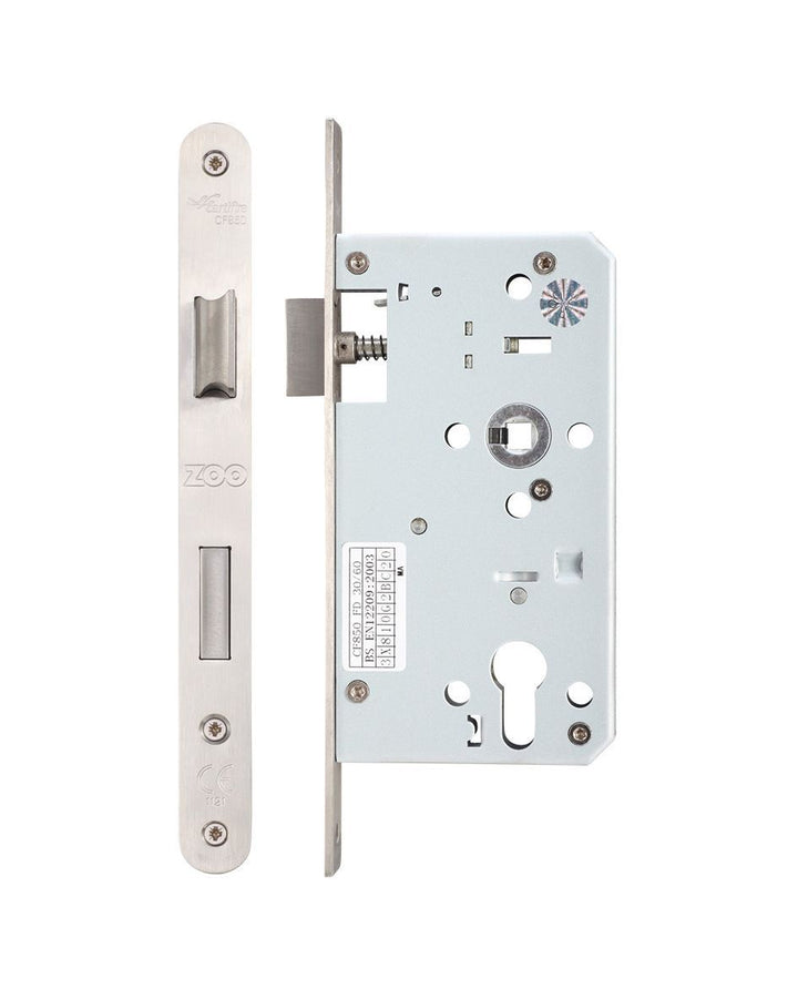 Zoo Hardware European DIN Radius Cylinder Sashlock