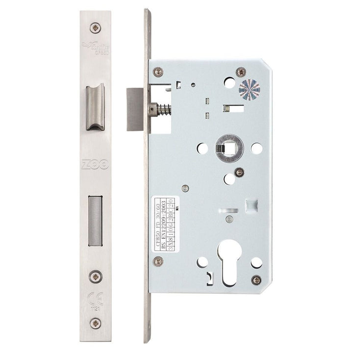 Zoo Hardware European DIN Square Cylinder Sashlock