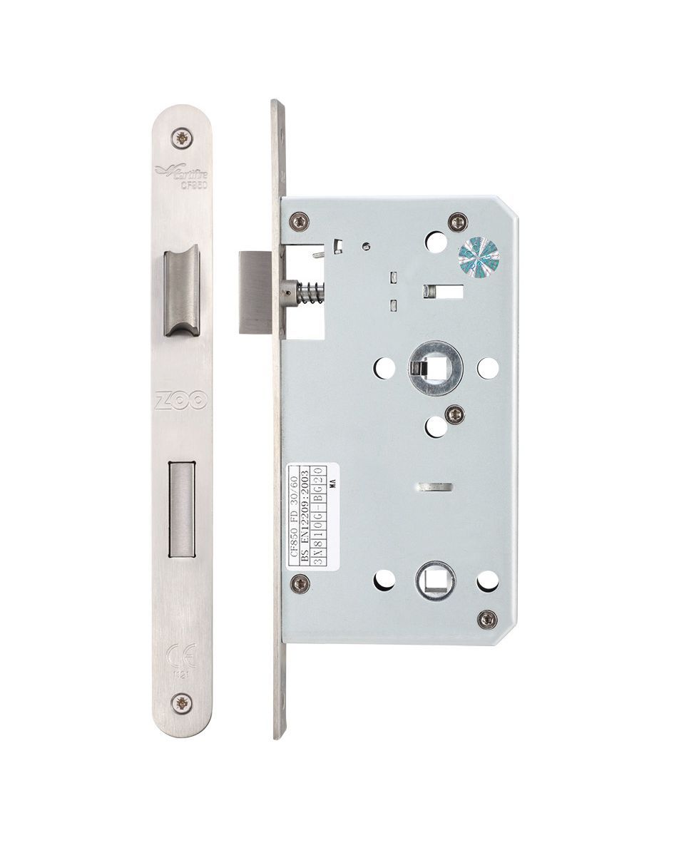 Zoo Hardware European DIN Radius Bathlock