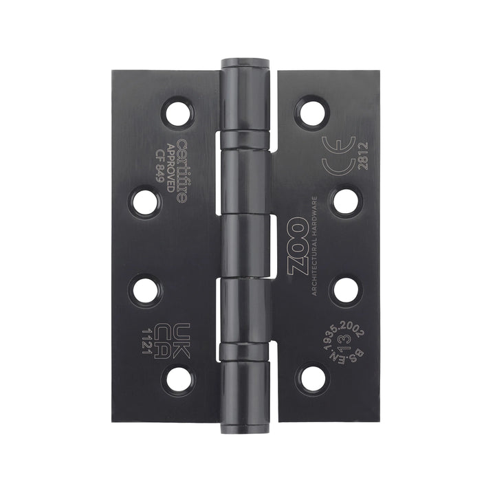 ZOO Hardware Heavy Duty Square Ball Bearing 100 x 76mm Hinges - Grade 13