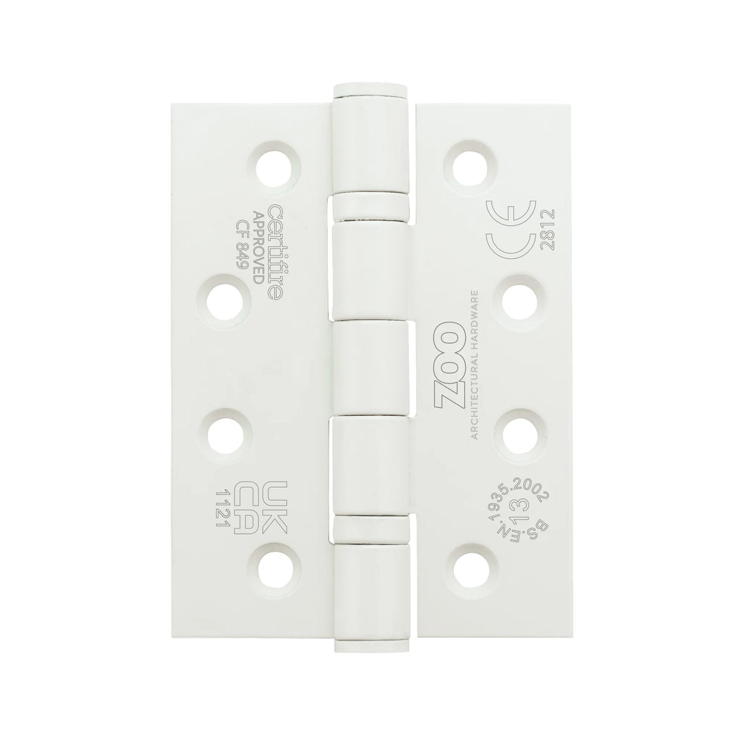 ZOO Hardware Heavy Duty Square Ball Bearing 100 x 76mm Hinges - Grade 13