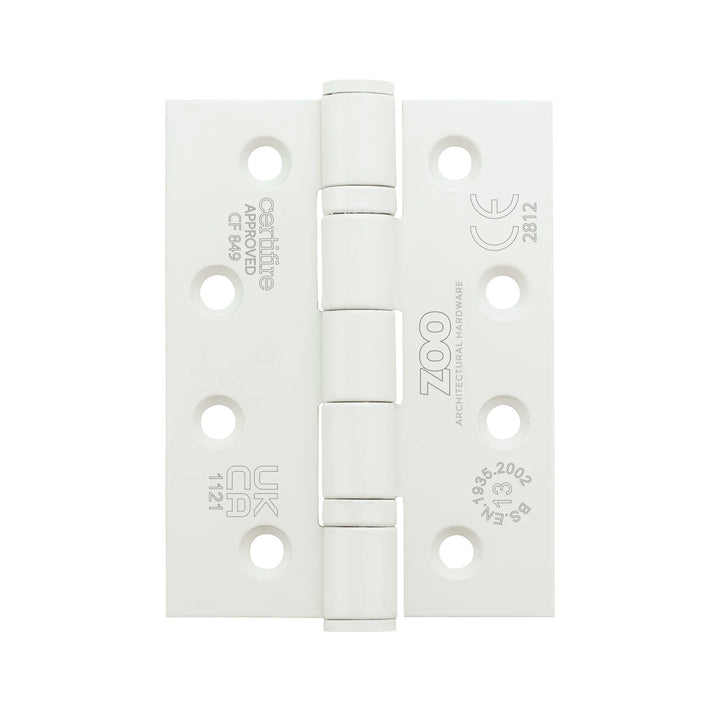 ZOO Hardware Heavy Duty Square Ball Bearing 100 x 76mm Hinges - Grade 13