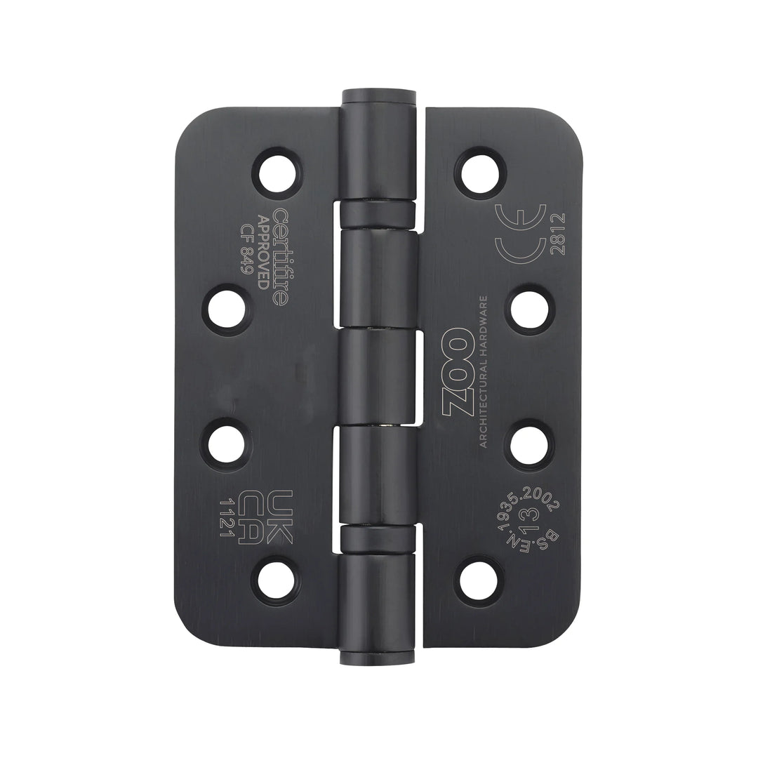 ZOO Hardware Heavy Duty Radius Ball Bearing 100 x 76mm Hinges - Grade 13