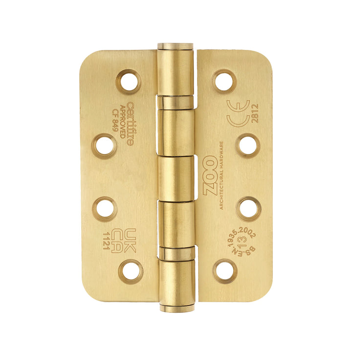 ZOO Hardware Heavy Duty Radius Ball Bearing 100 x 76mm Hinges - Grade 13