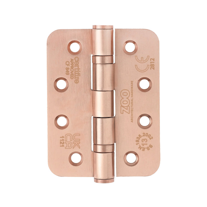 ZOO Hardware Heavy Duty Radius Ball Bearing 100 x 76mm Hinges - Grade 13