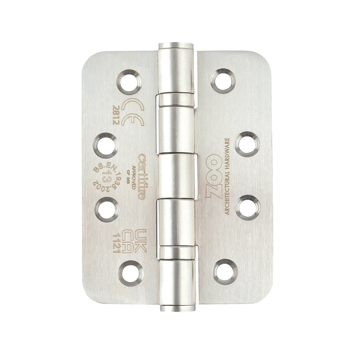 ZOO Hardware Heavy Duty Radius Ball Bearing 100 x 76mm Hinges - Grade 13