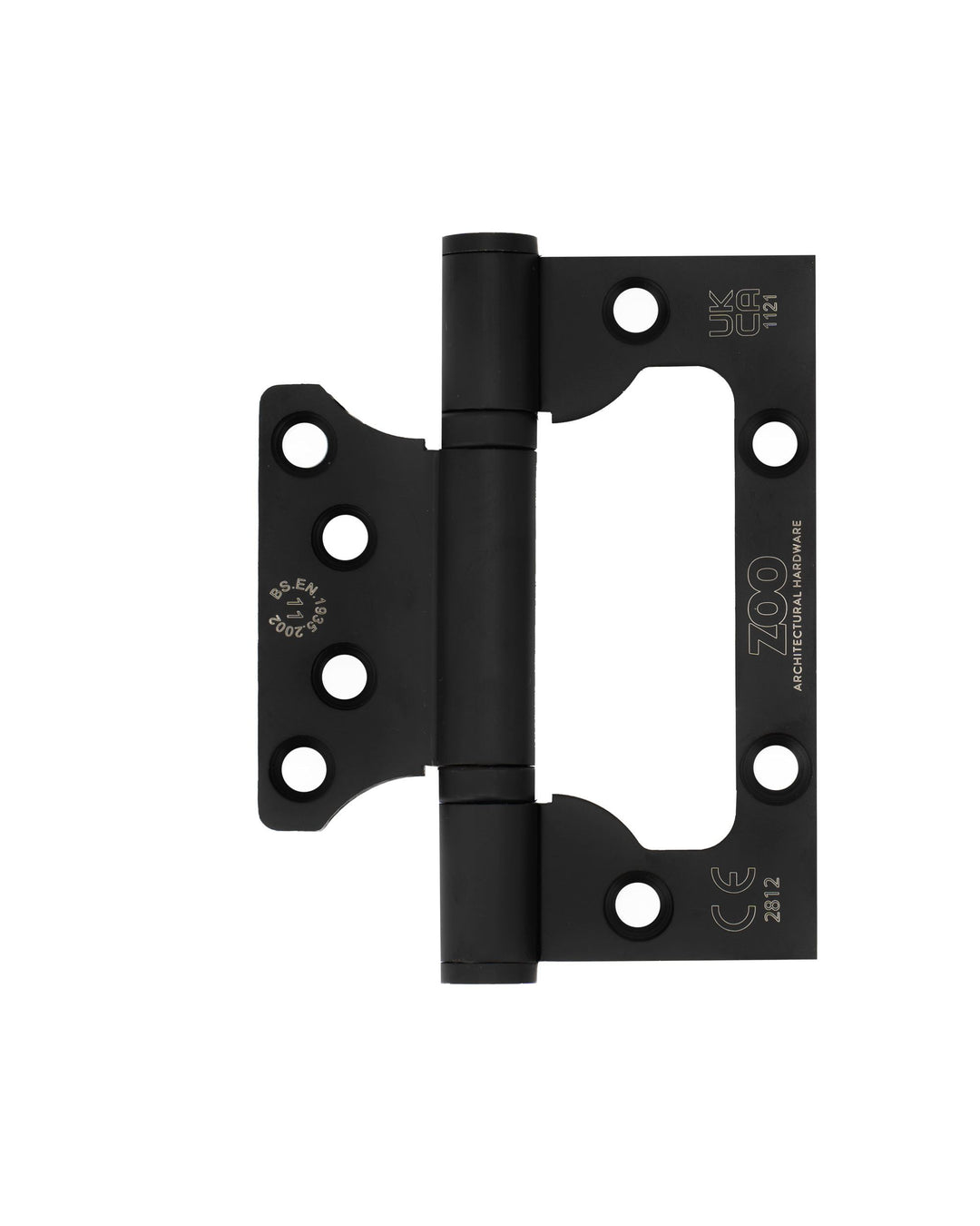 Zoo Hardware Flush Interleaf 100 x 79mm Hinge - Grade 11