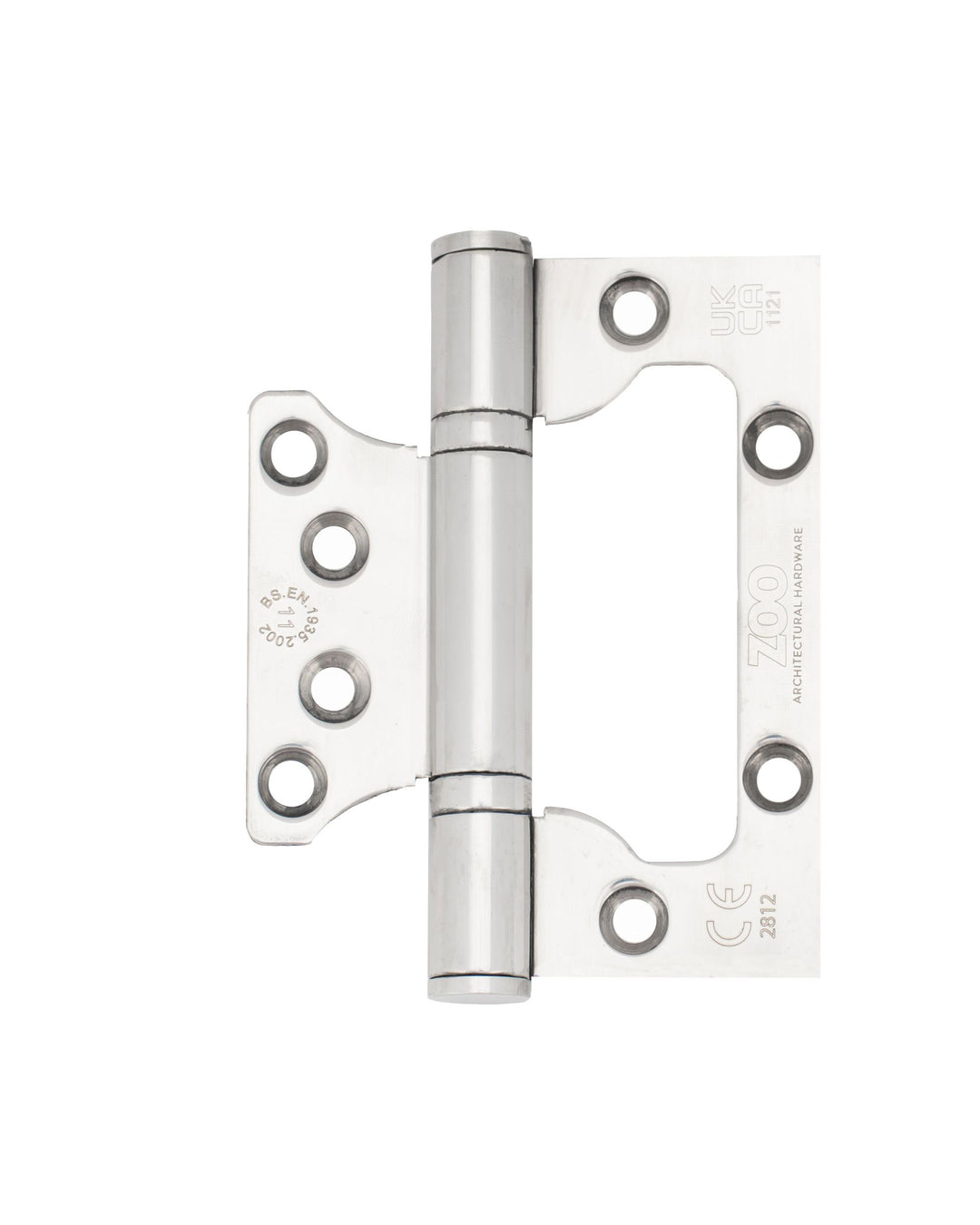 Zoo Hardware Flush Interleaf 100 x 79mm Hinge - Grade 11