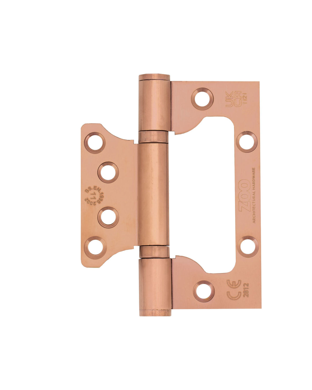 Zoo Hardware Flush Interleaf 100 x 79mm Hinge - Grade 11