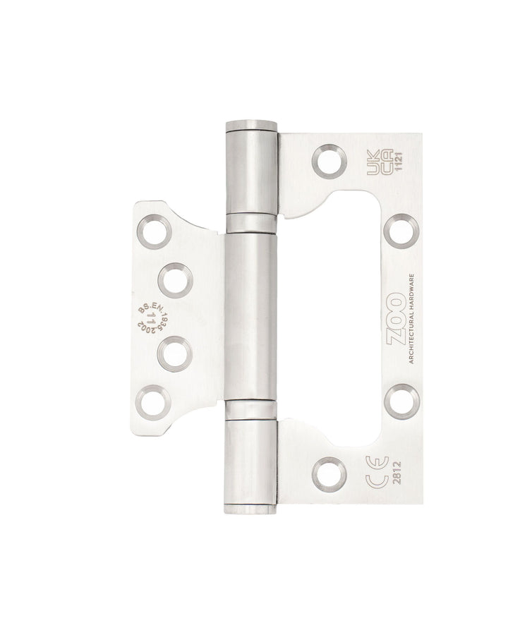Zoo Hardware Flush Interleaf 100 x 79mm Hinge - Grade 11